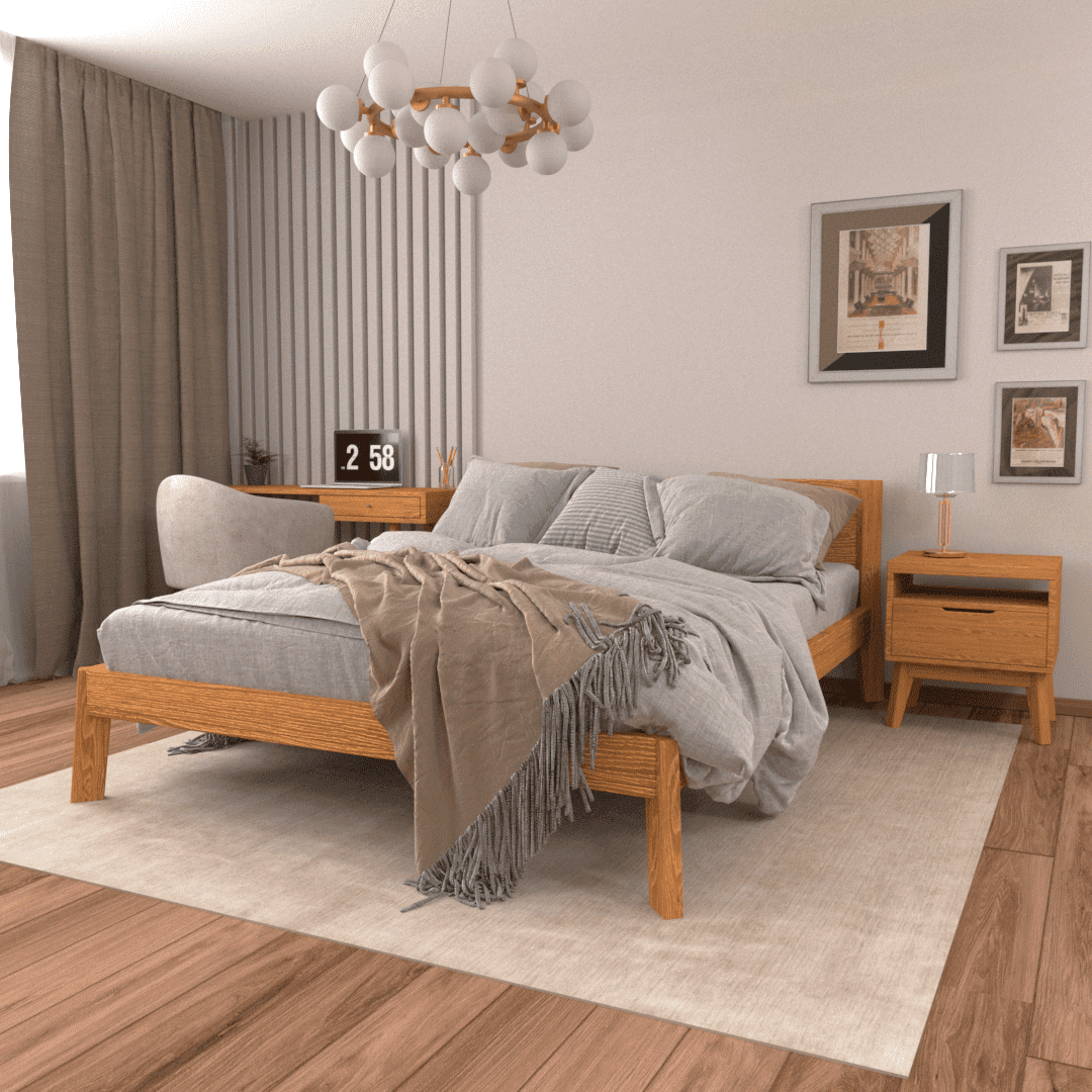 Кровать двойная 