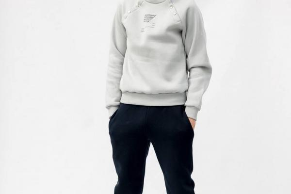 Костюм арт. 23721 серый/синий